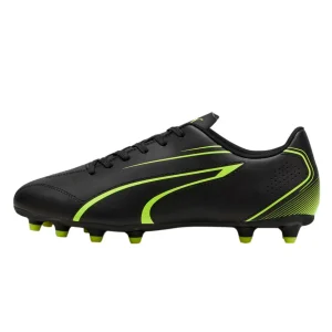 TENIS PUMA VITORIA FG PARA CABALLERO COLOR NEGRO AMARILLO