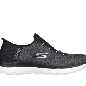 SKECHERS SLIPS-INS: SUMMITS DAZZLING HAZE /BKW VEGAN