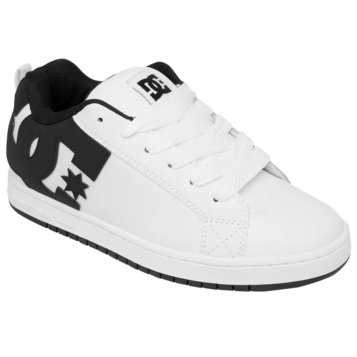 DC SHOES COURT GRAFFIK PARA CABALLERO COLOR BLANCO NEGRO - Imagen 4