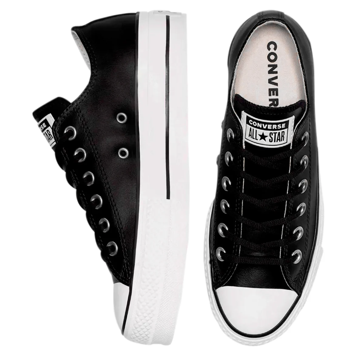 CONVERSE CHUCK TAYLOR ALL STAR LIFT PARA DAMA COLOR NEGRO - Imagen 5