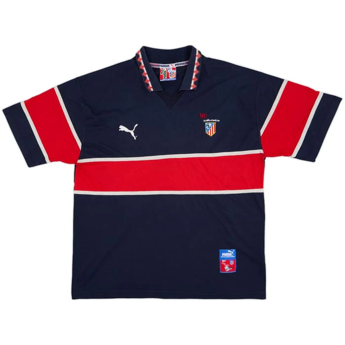 Polo Atlético de Madrid 1997-98 Puma – Talla XL | Joya vintage - Imagen 2