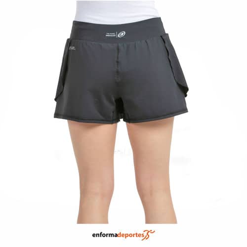 FALDA BULLPADEL ADRAR W | NEGRO TEJ BICOLOR - Imagen 3