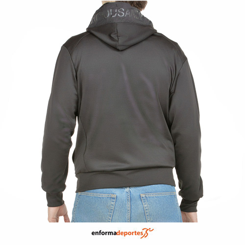 SUDADERA HOMBRE +8000 ALEMA F24 | NEGRO - Imagen 3