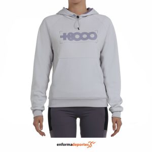 SUDADERA MUJER +8000 BEL F24 | GRIS PERLA
