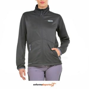 SUDADERA MUJER +8000 COBIJA FA2024 | NEGRO