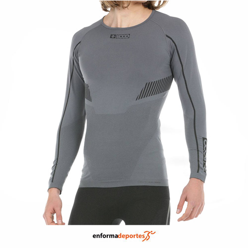 CAMISETA HOMBRE+8000 CORTONA 24I | GRIS OSCURO