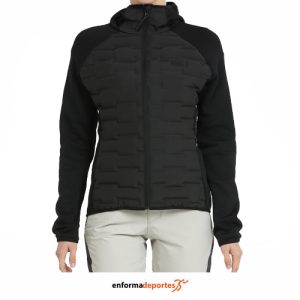 CHAQUETA HIBRIDA MUJER +8000 DOMBEYA | NEGRO