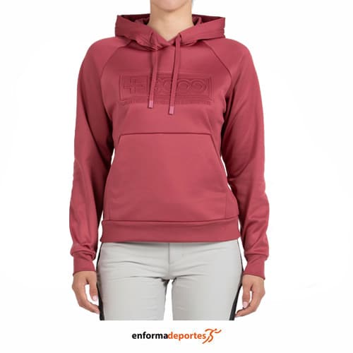 Sudadera mujer +8000 Elin | VINO ROSADO