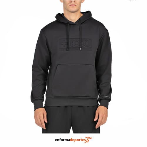 Sudadera hombre +8000 Esnou | NEGRO - Imagen 2