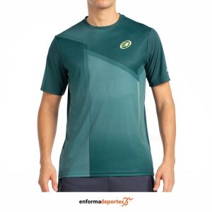 Camiseta Hombre Bullpadel Lagar | VERDE OSCURO