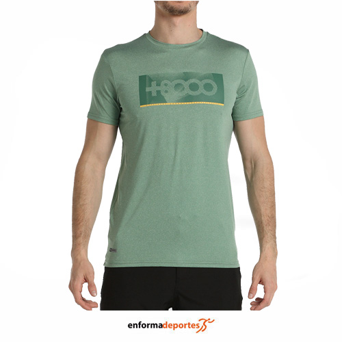 CAMISETA HOMBRE +8000 LASTEN | VERDE VIGORE - Imagen 2