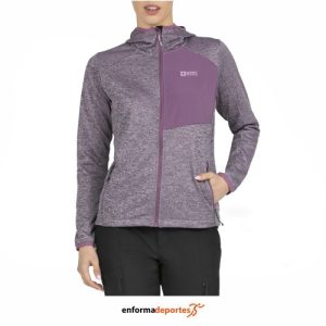Sudadera mujer +8000 Usaim | MALVA TEJ BICOLOR