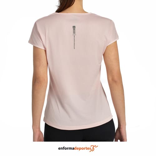 CAMISETA MUJER +8000 VALIRIA | ROSA PALIDO - Imagen 3