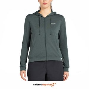 SUDADERA MUJER +8000 VERMAX | VERDE OSCURO VIGORE