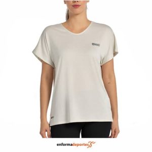 CAMISETA MUJER +8000 VERMIZOR | HUESO TEJ.BICOLOR