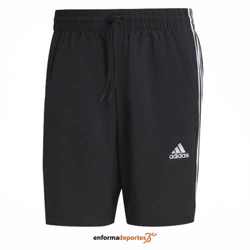 Pantalón Corto Hombre Adidas 3S Chelsea | BLACK/WHITE