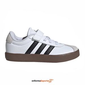 Zapatilla junior Adidas Vl Court 3.0 El C | FTWWHT/CBLACK/GREONE