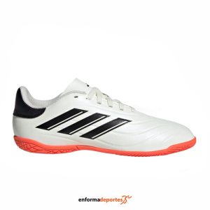 ZAPATILLA JUNIOR ADIDAS COPA PURE 2 CLUB IN | IVORY/CBLACK/SOLRED