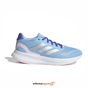 Zapatilla junior Adidas Runfalcon 5 | GLOBLU/SILVMT/CLPINK