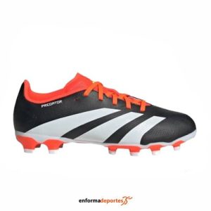 Bota futbol junior Adidas Predator League Mg | CBLACK/FTWWHT/SOLRED