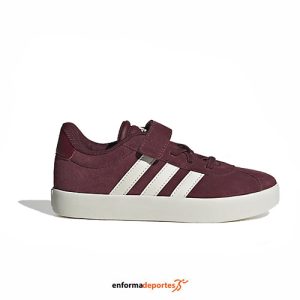 Zapatilla junior Adidas Vl Court 3.0 El C | CBURGU/OWHITE/FTWWHT