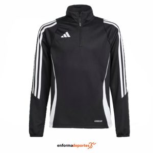 SUDADERA JUNIOR ADIDAS TIRO24 TRTOPY | BLACK/WHITE