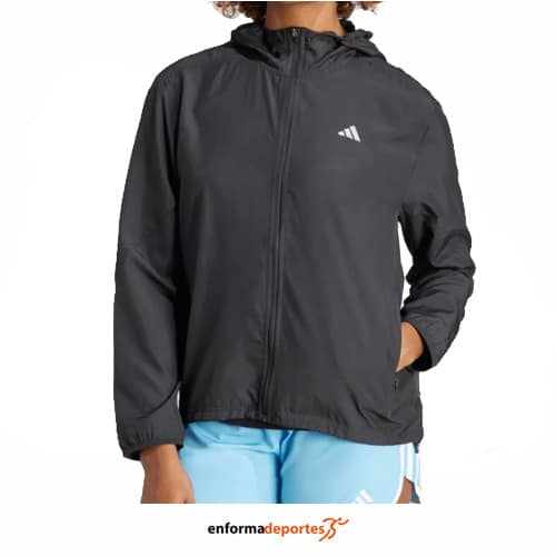 CHAQUETA ADIDAS RUN IT JACKET | BLACK - Imagen 3