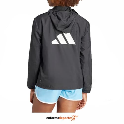 CHAQUETA ADIDAS RUN IT JACKET | BLACK - Imagen 4
