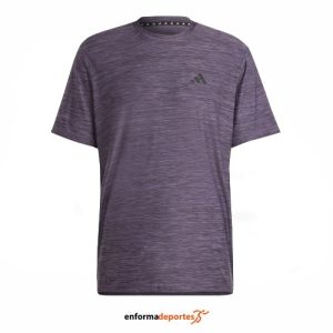 CAMISETA HOMBRE ADIDAS TR-ES STRETCH T | SHAVIO/BLACK/BLACK