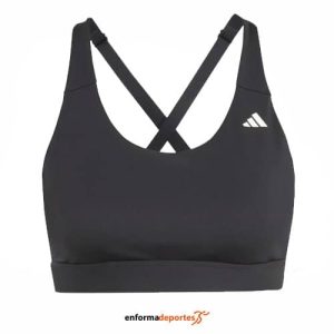 TOP MUJER ADIDAS ULTIMATE MS BRA | BLACK/WHITE
