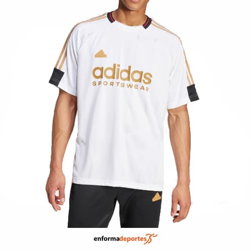 CAMISETA HOMBRE ADIDAS TIRO NTPK | WHITE/BLACK/TMVIRE/ST - Imagen 3