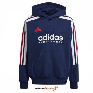 SUDADERA JUNIOR ADIDAS NP HOODIE | TENABL/WHITE/BETSCA