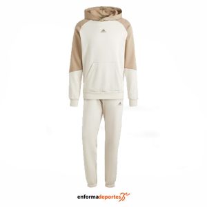 CHANDAL HOMBRE ADIDAS SPORTWEAR FLEECE COLORBLOCK | ALUMIN/BLACAR