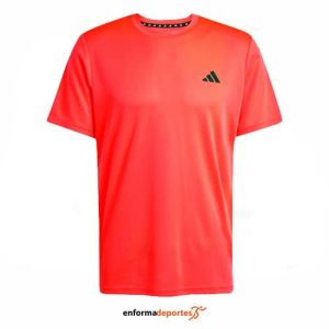 Camiseta hombre Adidas Tr Es Base | PURRUB/BLACK