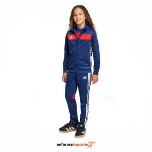 Chandal junior Adidas Tiro Es Ts | NAVBLU/RED