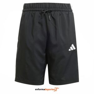 PANTALON CORTO JUNIOR ADIDAS 3S WV SH | BLACK/WHITE