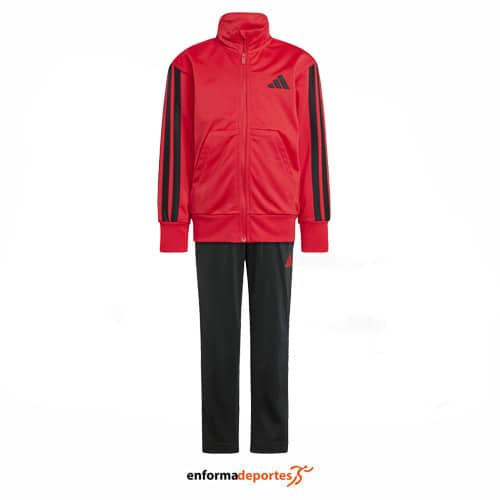 Chandal junior Adidas Lk 3s 205 | PURRUB/BLACK - Imagen 2