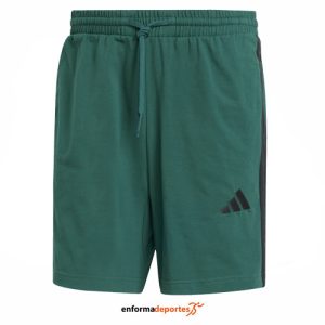 PANTALON CORTO HOMBRE ADIDAS 3S SJ 7 | CGREEN/BLACK