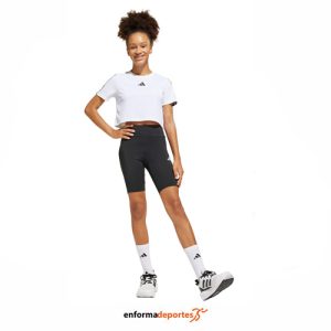 CONJUNTO JUNIOR ADIDAS JG TR-ES 3S SET | WHITE/BLACK