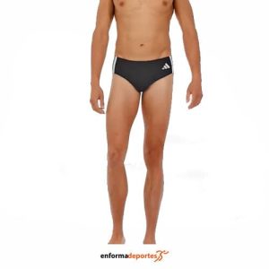 Bañador Hombre Adidas 3 stripe | BLACK/WHITE