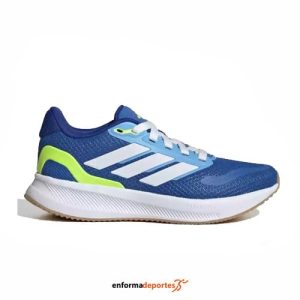 Zapatilla junior Adidas Runfalcon 5 | BROYAL/FTWWHT/LUCLEM