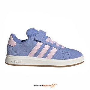 Zapatilla junior Adidas Grand Court 00S EL C | BLUFUS/CLPINK/CWHITE