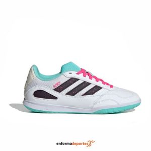 Zapatilla junior Adidas Super Sala III | FTWWHT/AURBLA/FLAAQU