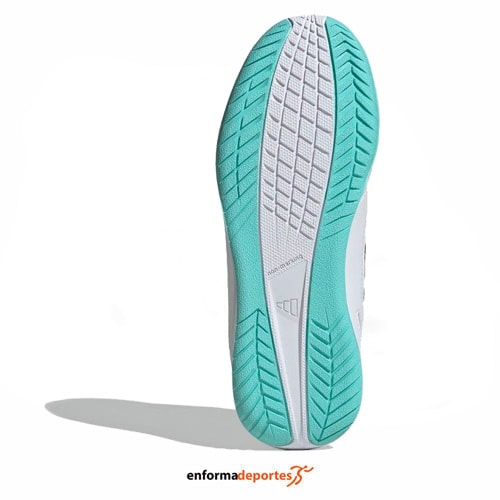 Zapatilla junior Adidas Super Sala III | FTWWHT/AURBLA/FLAAQU - Imagen 4