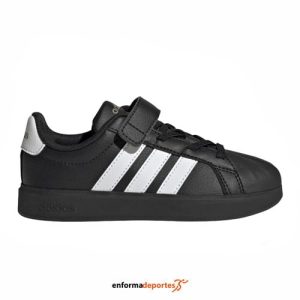 Zapatilla Infantil Adidas Streettalk | CBLACK/FTWWHT/GOLDMT