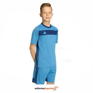 Camiseta junior Adidas Tiro Es Jsy | DUIN/DKBLUE/LUAQ