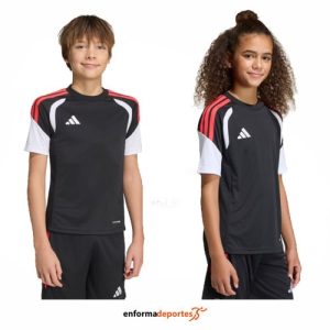 Camiseta junior Adidas Tiro Es Jsy | BLACK/SELURE