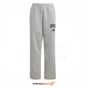 Pantalón Junior Adidas Fleece | MGREYH/BLACK