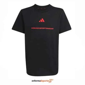 Camiseta junior Adidas Sj | BLACK
