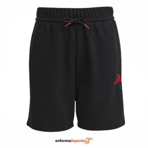 Pantalón corto junior Adidas Ft | BLACK/PURRUB